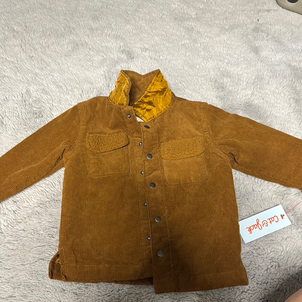 Cat & Jack Brown Corduroy Kids Jacket